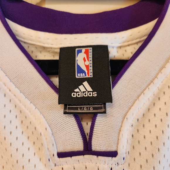 *NWOT* LA Lakers Pau Gasol #16 NBA Jersey Sunday Whites Adidas - Picture 5 of 7
